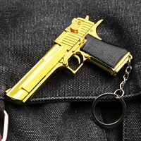 Nouveau modèle 1:3 Porte-clés Desert Eagle en alliage métallique pour pistolet jouet non-tireur, cadeau d'anniversaire pour adulte
