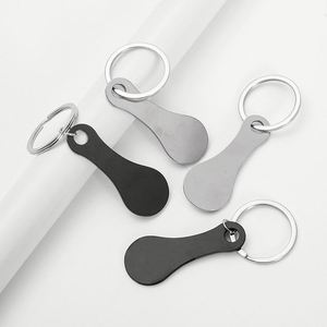 Llavero de Metal Personalizado con Forma de Carrito de Compras y Logotipo Grabado para Regalos Promocionales y Marketing Minorista - Product Image 3