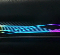 Éclairage d'ambiance dynamique style ruban, symphonie arc-en-ciel, 12V, pour dôme lumineux, compatible avec Honda INSPIRE/Accord (2018-2022)