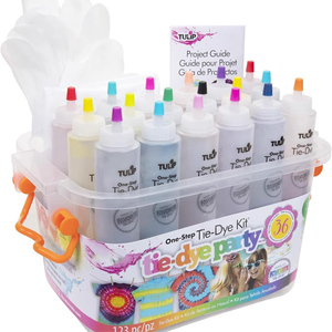 <span class=keywords><strong>Kit</strong></span> de cravate et de teinture vente chaude divers styles 5 couleurs <span class=keywords><strong>Kit</strong></span> de peinture de teinture de cravate pour la peinture sur tissu pour enfants - Product Image 1