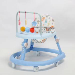 Bambini di alta qualità popolare pieghevole regolabile musicale Sit to Stand apprendimento Baby Walker con ruote telaio in ferro - Product Image 2