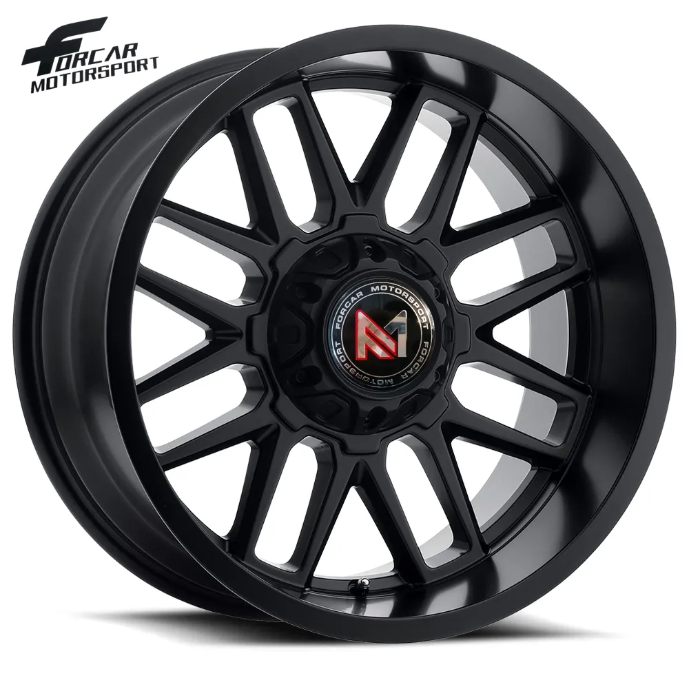 Forcar 17-26 Inch Big Center Cap Matte Black 6 Holes Deep Lip Moderate Price Factory Price OEM Forged Wheel