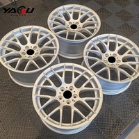 YAGU 359M 5x120 19x9 19x10 19X8.5 19X9.5 Hyper Silver Forged Wheels untuk BMW M1 E46 M3 E90 F30 Z4 M E85 E86 E60 M5 E63 M6