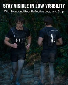 Chaleco de Hidratación para Correr al Aire Libre, 2L, con Bolsillo Ajustable en el Pecho, Reflectante y Ligero, para Maratón y Deportes de Trail - Product Image 3