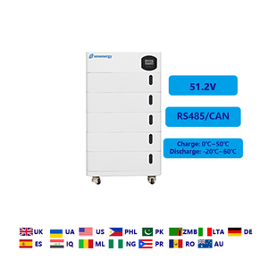 Batterie tout-en-un Smsenergy 300ah 5kWh 10KW 15kWh, batterie empilable au lithium 48v 200ah pour système de stockage d'énergie solaire - Product Image 1
