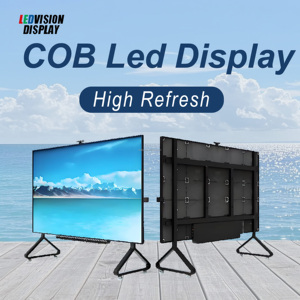 จอแสดงผลสำหรับการประชุมในร่มระดับไฮเอนด์แบบออลอินวันขนาด 135 นิ้ว P1.5 Cob Led จอวิดีโอวอลล์ P1.5 Cob Led ความละเอียด 4k และจอ P1.25 Cob Led - Product Image 1