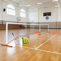 Redes de Pickleball Móviles Comerciales de Alta Calidad, Construcción Resistente, Correas de Tensión, Proveedor de Equipamiento Escolar