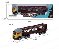 Logo personnalisé 1:50 moulé sous pression en métal modèle de voiture jouet 1:50 alliage remorque citerne conteneur transpalette camion coulissant véhicules pour cadeau