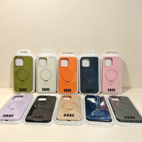 Étui magnétique en silicone de haute qualité pour iPhone 15 Pro Max avec emballage de vente au détail pour iPhone 18 Pro Capas De Celular