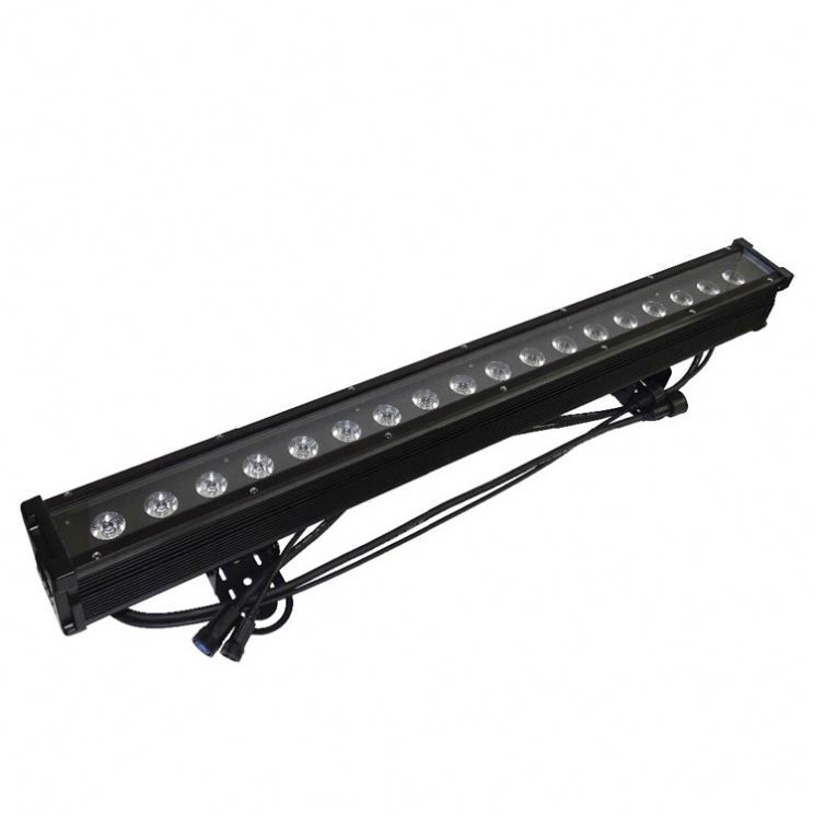 Высокое качество 18X10w RGB меняют цвет в зависимости от фасада здания декоративные линейный стены шайбы легкий алюминиевый светодиодные прожекторы