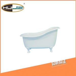 La Puzon Boîte de rangement en plastique pour baignoire 15x10x7 cm, organisateur de salle de bain, support de maquillage de bureau, couleur unie, sans couvercle - Product Image 3