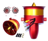 Ventilateur à conduit EDF FPV JP Hobby 70 mm 12 pales, moteur 2250 KV, 4S-6S, alliage d'aluminium CNC pour avion RC