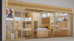 Elegantes vitrinas con iluminación LED para exhibir gafas de sol |   Mostrador de Diseño Interior Moderno para Exhibición de Gafas y Tiendas, Ideal para Salas de Exhibición de Moda - Product Image 3