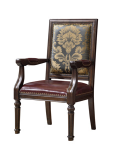 Libreria Scrivania Classica in Noce Nero Arredamento per Studio GYW80 - Product Image 6