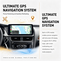 Snapdragon 665/685 untuk Audi A4 S4 A5 10.25"/12.3" (2009-2016) Radio Mobil, Multimedia CarPlay & Android Auto Head Unit GPS WiFi BT