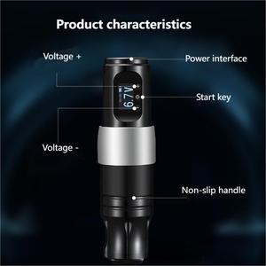 Machine à tatouer sans fil rechargeable de haute qualité, stylo rotatif professionnel pour liner et shader, machine à maquillage permanent - Product Image 2