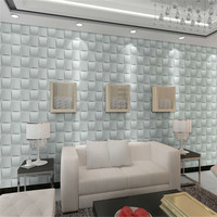 Los fabricantes proporcionan paneles de pared tridimensionales 3D impermeables ignífugos para el interior del hogar
