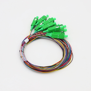 Singlemode 12 core PVC FTTH fibra ottica FTTX Indoor 1 anno 1m / 2m / 3m 1 pz/borsa <span class=keywords><strong>Brunch</strong></span> SC/APC Pigtail - Product Image 2