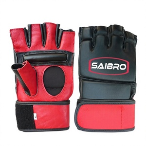 Gants de MMA en cuir sur mesure de haute qualité 2026 avec fermeture auto-agrippante pour le soutien du poignet, pour l'entraînement sportif des adultes - Product Image 5