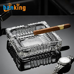 Cendrier en verre Ehanking, cendrier portable pour la maison, porte-cigares, cendrier créatif, décoration de bureau, salon, accessoires pour fumeurs - Product Image 1