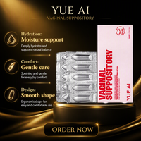 Suppositoires vaginaux à l'acide hyaluronique, hydratant féminin, en blister de 10 capsules de 2,1 g chacune