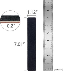 Lima de Uñas Rectangular Negra 100/180, Lima de Uñas Personalizada 80/100/180/240 - Product Image 2