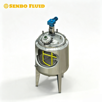 Cuve mélangeuse industrielle à double enveloppe en acier inoxydable SS304 pour mayonnaise, sauce arachide, confiture et ketchup