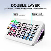 Controlador de Flujo de Trabajo MiraBox XL con 32 Teclas de Acceso Directo LCD para Mayor Productividad, Flujos de Trabajo Creativos y Automatización de Tareas