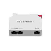 Extensor PoE Económico 1 Entrada 2 Salidas 100Mbps Interior IEEE 802.3af/at 400m en Cascada Sin Cableado Adicional Sin Fuente de Alimentación