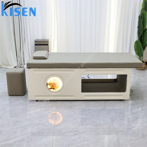 Kisen Fashion Lit de lavage de cheveux moderne, facilement déplaçable, table de massage pour spa capillaire, lit de salon de bonne qualité - Product Image 2