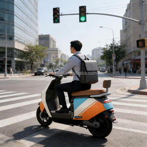 Motocicleta Eléctrica Roywell MC35 60V24Ah 40-60km/h <span class=keywords><strong>de</strong></span> Dos Plazas, Motocicleta Urbana con Controlador <span class=keywords><strong>FOC</strong></span> sin Escobillas <span class=keywords><strong>de</strong></span> 600W, Control Remoto + Llave - Product Image 1