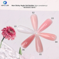 Échantillon gratuit Constructeur de gel à consistance mince sans HEMA Non collant Extension de nu Gel pour ongles de construction Marque privée