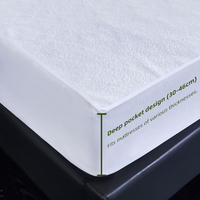 Drap-housse en tissu éponge de bambou rafraîchissant pour l'été, antistatique, lavable, résistant à la transpiration, pour usage domestique