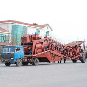 โรงงานผสมคอนกรีตเคลื่อนที่ HAMAC YHZS50 เครื่องผสมแบบแพลนเนทารี สายการผลิตแบบแบทช์ที่มีประสิทธิภาพ ผู้ผลิตคุณภาพ พร้อมมอเตอร์ปั๊ม - Product Image 1