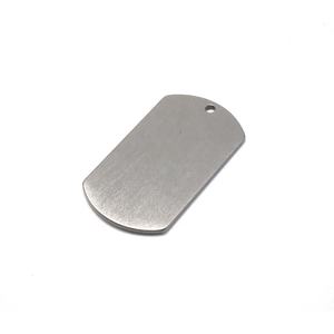 사용자 정의 금속 스테인레스 스틸 애완 동물 강아지 태그 실버 - Product Image 2