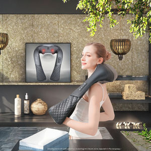 Masseur Shiatsu pour le dos à pétrissage profond, soulagement de la douleur du cou et des épaules, chaleur apaisante pour tout le corps - Product Image 3