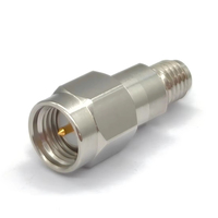 Adaptateur coaxial RF haute fréquence S MA/SSMA-JKG, connecteur coaxial à ondes millimétriques, matériau en acier inoxydable, 50 ohms