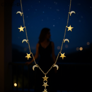 Collar de Moda con Circonia C3038 para Mujer, Joyería de Alta Calidad - Product Image 3