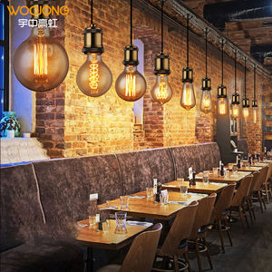 Винтажная Роскошная светодиодная лампочка Эдисона, энергосберегающая лампа с дистанционным управлением, алюминиево-стеклянная керамика для сада на открытом воздухе, ROHS FCC SAA PSE - Product Image 6