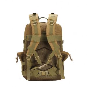 Sac à dos tactique de grande taille en camouflage, 45L, Molle, pour la randonnée en plein air, la randonnée pédestre - Product Image 5