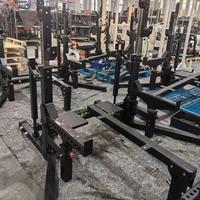 Support commercial de musculation pour salle de sport Support de presse multifonctionnel pour banc avec ceinture d'entraînement pour la poitrine Support de squat robuste