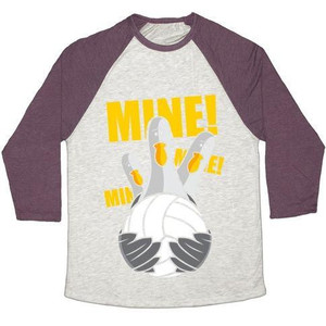 Mia! T-shirt da baseball unisex in tessuto misto - Product Image 1