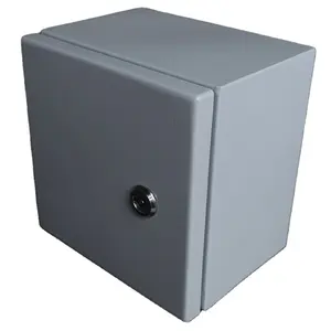 Outdoor electrical junction distribution metal sheet enclosure box