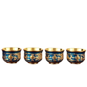 Service à thé Kung Fu en métal de style nordique pour usage domestique, comprenant une tasse de maître, un infuseur à thé, une théière, un pichet à eau froide portable, un plateau à thé sec. Nouveau, idéal comme cadeau. - Product Image 3