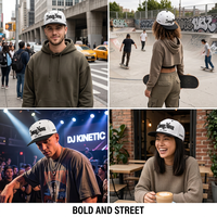 Gorra Snapback de Visera Plana, Seis Paneles, Ajustable, Talla Única, Estilo Urbano, Hip Hop, Moda, Logotipo Personalizado, Bordado, OEM, Venta al Por Mayor, MOQ Bajo