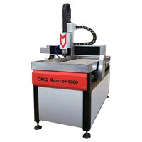 Machine de gravure CNC tridimensionnelle 4040 entièrement automatique 6090 compacte pour le travail du bois, l'acrylique et la publicité, avec quatre axes, pour la sculpture sur jade