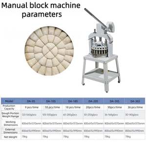 Diviseuse de pâte manuelle et machine à façonner la pâte, adaptée aux équipements de boulangerie, machine à couper la pâte - Product Image 6