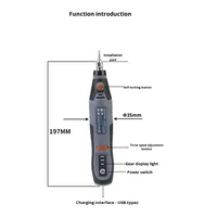 Nouvelle Meuleuse Industrielle à Déclenchement par Geste, Usage Domestique, Haute Puissance, Sans Fil, Rechargeable, Batterie au Lithium, 18000 tr/min, Polissage