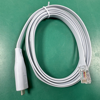 Câble série Utech FTDI Type-C vers RJ45, blindage tressé, gaine en PVC, conforme RoHS, 250 Kbps, 6 pieds (1,8 m)