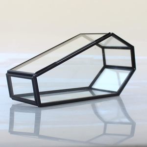 Caja de Cristal Gótica Mini para Guardar Cenizas de Mascotas o Insectos, Decoración de Halloween, Exhibidor de Calaveras, Regalo - Product Image 1